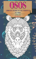 Libro de colorear para personas mayores - Mandala - Animales - Osos