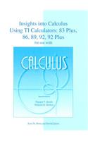 Calculus: Insights into Calculus Using TI Calculators