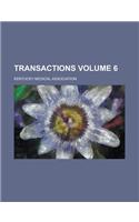 Transactions Volume 6