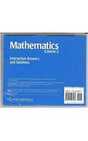 Int Answers Sol CD-ROM Holt Math C2 2010: (English)