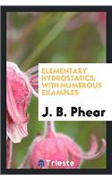 Elementary Hydrostatics
