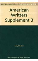 American Writers Supplement 3v1