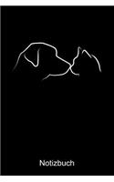 Katze und Hund Notizbuch