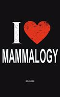 I Love Mammalogy 2020 Calender