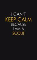 I Can't Keep Calm Because I Am A Scout