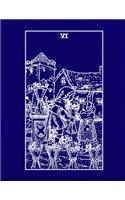 VI: Tarot Diary Log Book, Record and Interpret Readings, Lined Notebook Journal for Tarot Lovers
