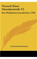 Versuch Einer Charakteristik V3