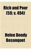 Rich and Poor (Volume 59; V. 494): (English)