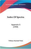 Index of Spectra