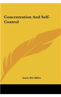 Concentration and Self-Control