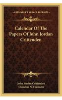 Calendar Of The Papers Of John Jordan Crittenden
