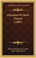 Elements De Droit Naturel (1890)