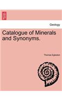 Catalogue of Minerals and Synonyms.: (English)
