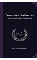 Cement Mortar And Concrete