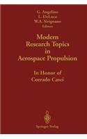 Modern Research Topics in Aerospace Propulsion