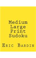 Medium Large Print Sudoku