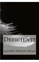 Deficient?