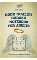 Good Quality Sudoku Notebook for Adults Variety Puzzle Book with 240 Tests