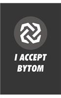 I Accept Bytom Notebook