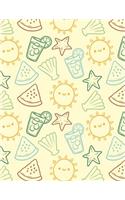 Sun Notebook: Culorful Summer Journal Book Ruled Lined Page Paper For Kids Boy Girl Preschool Kindergaten Primary School Great For Writing Cute Activity Diary Not(2 Sun Notebook)