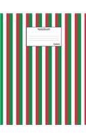 Notizbuch Italien: Schreibheft, Schulheft, Ideenbuch, Notizheft, Klassisch Kariert
