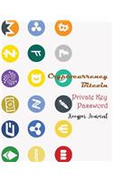 Cryptocurrency Bitcoin Private Key Password Keeper Journal