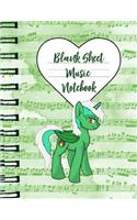 Blank Sheet Music Notebook