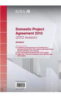 RIBA Domestic Project Agreement 2010 (2012 Revision): Architect