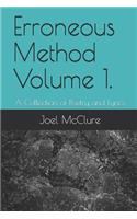 Erroneous Method Volume 1.