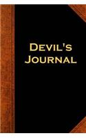 Devil's Journal Vintage Style: (Notebook, Diary, Blank Book)