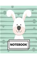 Notebook: Cute Rabbit: Journal Diary, Lined pages (Composition Notebook Journal) (8.5" x 11")