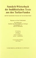 Sanskrit-Worterbuch Der Buddhistischen Texte Aus Den Turfan-Funden. Lieferung 29