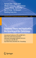 Database Theory and Application, Bio-Science and Bio-Technology