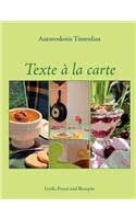 Texte La Carte