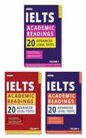 IELTS ACADEMIC READING For Exam Practice Vol. 1 and Vol. 2 and Vol. 3 (Combo of 3 Books)