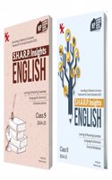 S.H.A.R.P. Insights for English ( Language and Literature ) Lexicon with Exercise Workbook for Class 9 CBSE 2024-25 (Set of 2 ) by Parijat Jain (IIT-D, IIM-A) & Maanya Gupta (IIM-A) by VK