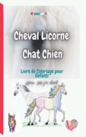 Cheval Licorne Chat Chien