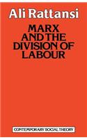 Marx and the Division of Labour