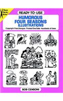 Ready-to-Use Humorous Four Seasons Illustrations