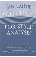 Guidelines for Style Analysis