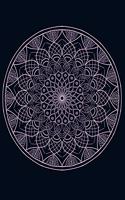 Floral Mandala Notebook Journal 8.5X11 Lined 120 Pages