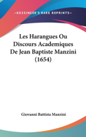 Les Harangues Ou Discours Academiques de Jean Baptiste Manzini (1654)