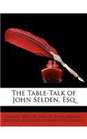 Table-Talk of John Selden, Esq