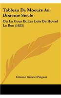 Tableau De Moeurs Au Dixieme Siecle