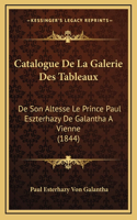 Catalogue De La Galerie Des Tableaux