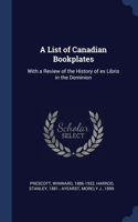 List of Canadian Bookplates