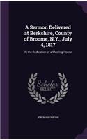 A Sermon Delivered at Berkshire, County of Broome, N.Y., July 4, 1817