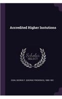 Accredited Higher Instutions