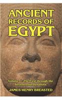 Ancient Records of Egypt Volume I