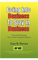 Going Into Business To Stay In Business